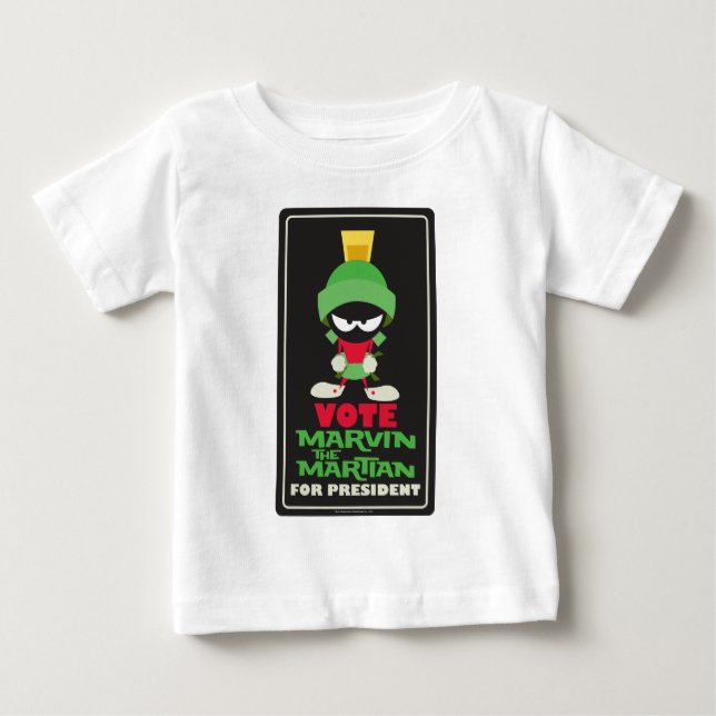 Vote MARVIN THE MARTIAN™ for President Baby T-Shirt (Front)