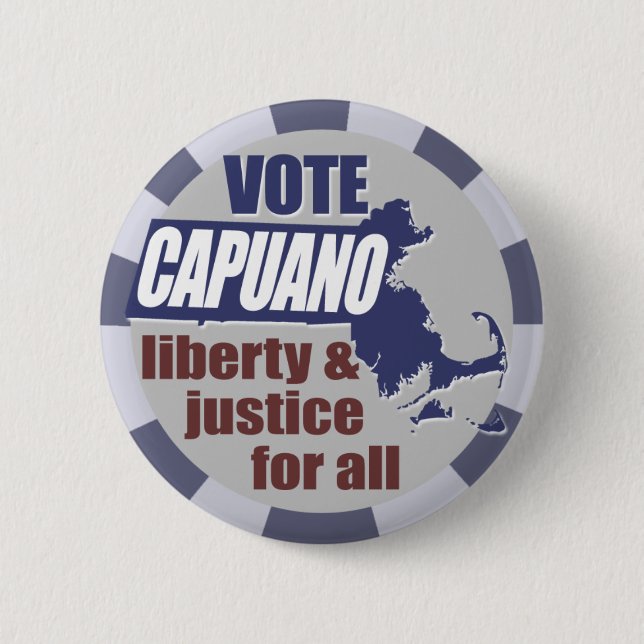 Vote Mike Capuano Button (Front)