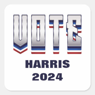 Vote Modern Typography - Election  Square Sticker