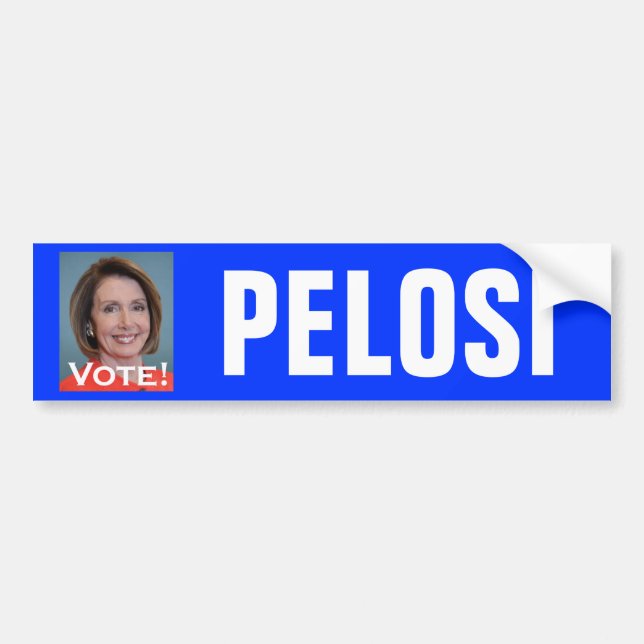 Vote Nancy Pelosi Bumper Sticker (Front)