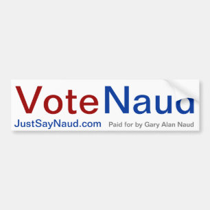 Vote Naud Bumper Sticker
