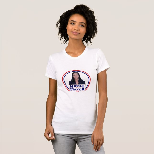Vote Nicole Malliotakis for NYC mayor T-Shirt (Front Full)