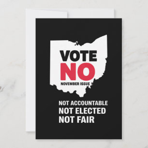 Vote No November Issue 1  Invitation