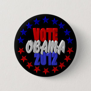 Vote Obama 2012 6 Cm Round Badge
