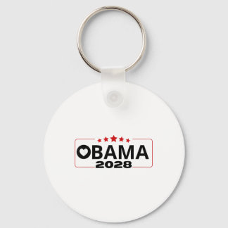 Vote Obama 2028 Retro Obama President 2028 Obama 2 Key Ring