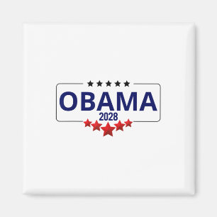 Vote Obama 2028 Retro Obama President 2028 Obama 2 Magnet