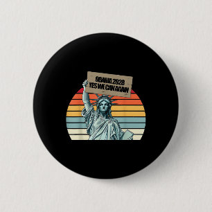 Vote Obama 2028 Yes We Can Again President 6 Cm Round Badge