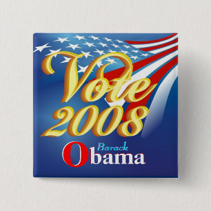 Vote Obama - Campaign Button