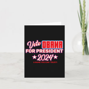 Vote Obama For President 2024 _ Michelle Obama 202 Card