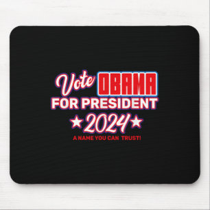 Vote Obama For President 2024 _ Michelle Obama 202 Mouse Pad