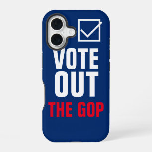 Vote Out The GOP Blue Checkmark iPhone 16 Case