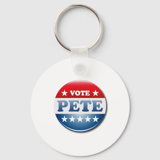 Vote Pete 2020 Key Ring (Front)