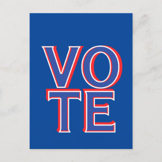 Vote Political Campaign Merchandise  Postcard