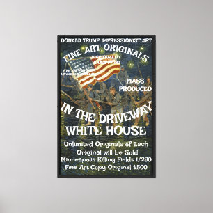 Vote Political Patriotic Trump Republican Party Canvas Print