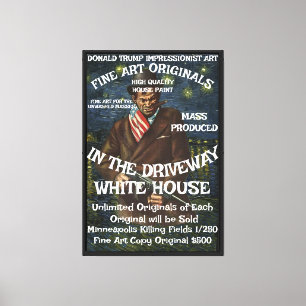 Vote Political Patriotic Trump Republican Party Canvas Print