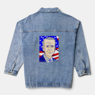 vote president biden american flag denim jacket