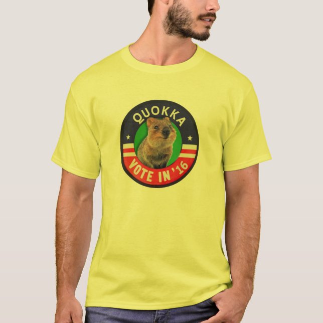 Vote Quokka for President in 2016 T-Shirt (Front)