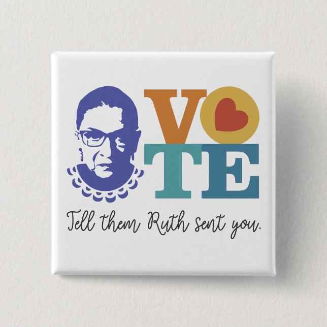 Vote RBG Button (Front)