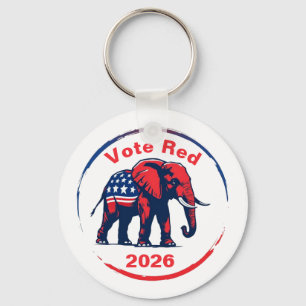 Vote Red 2026 Key Ring
