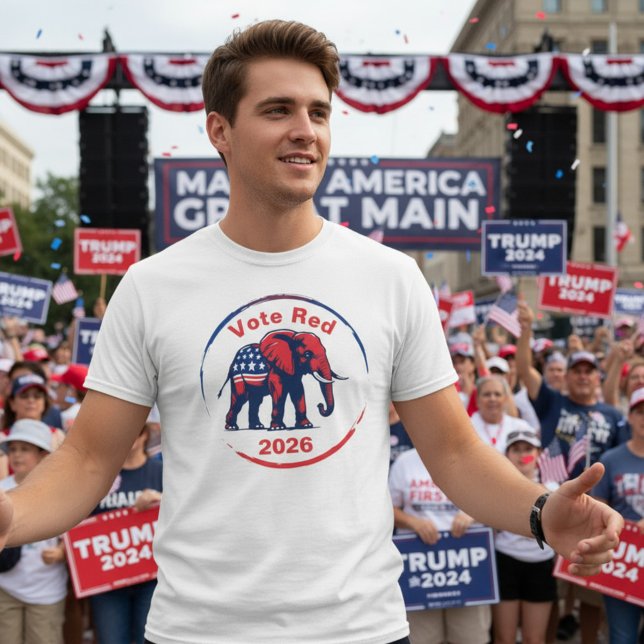 Vote Red 2026 T-Shirt (Creator Uploaded)