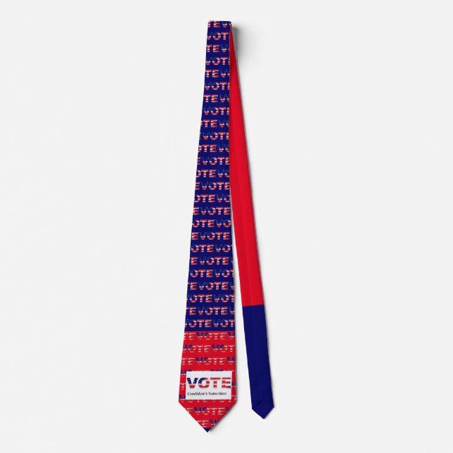 Vote Red/Blue Tie (Front)