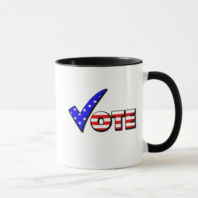 Vote Red White & Blue Mug (Right)