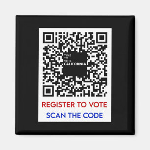 Vote - Register To Vote Ca Magnet