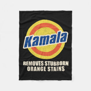 Vote Remove Stubborn Orange Stains Harris Funny Vo Fleece Blanket