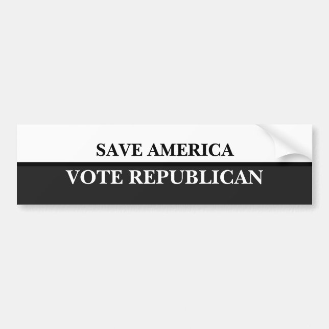 Vote Republican Bumper Sticker (Front)