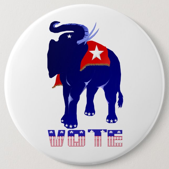 Vote Republican Button (Front)