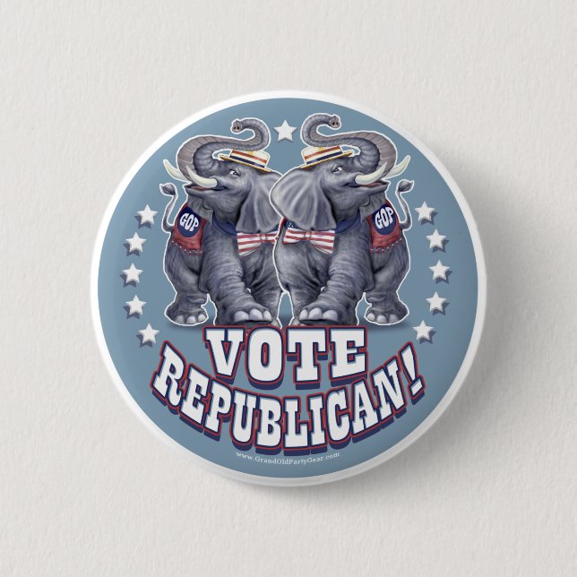 Vote Republican Button (Front)