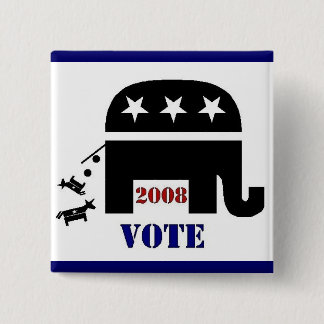 VOTE REPUBLICAN IN 2008 BUTTON