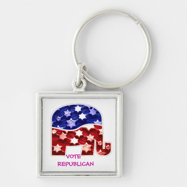 Vote Republican Keychain (Front)