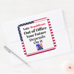 Vote Republicans Out of Office Sticker