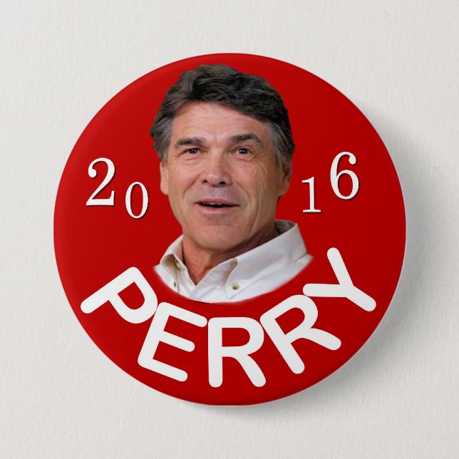 Vote Rick Perry 2016 7.5 Cm Round Badge (Front)