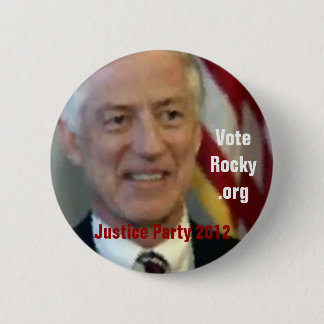 Vote Rocky 6 Cm Round Badge