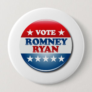 VOTE ROMNEY RYAN VP ROUND.png 10 Cm Round Badge