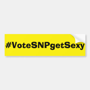 Vote SNP Bumper Sticker
