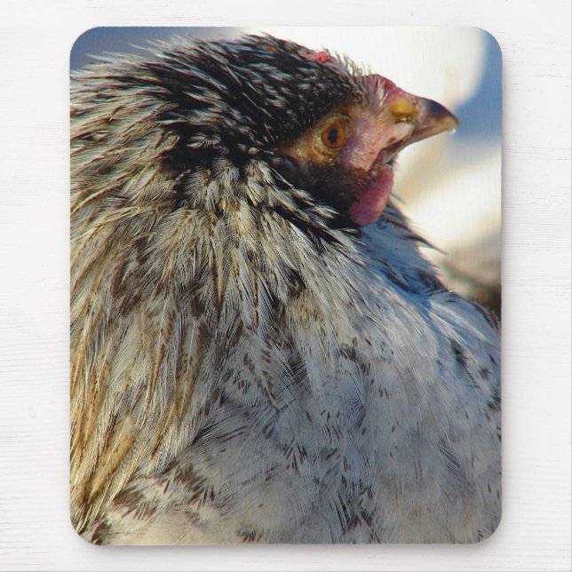 Vote The Chicken Mouse Pad (Front)