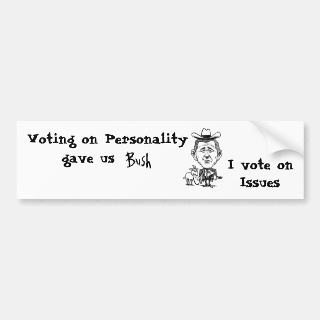 Vote the Issues Bumper Sticker (Front)