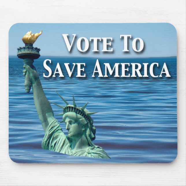 Vote to Save America This Election Mouse Pad (Front)