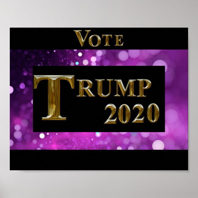 VOTE TRUMP 2020 POSTER (Front)