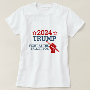 Vote Trump 2024 Fight at The Ballot Box T-Shirt