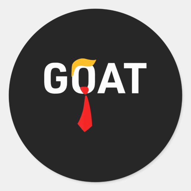 Vote Trump 2024 Funny Support Republican Pro Ameri Classic Round Sticker (Front)