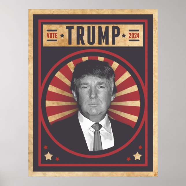 Vote Trump 2024 Poster (Front)