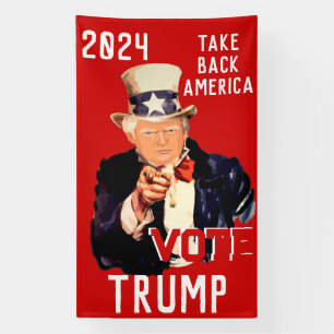 Vote Trump 2024 Take Back America Banner