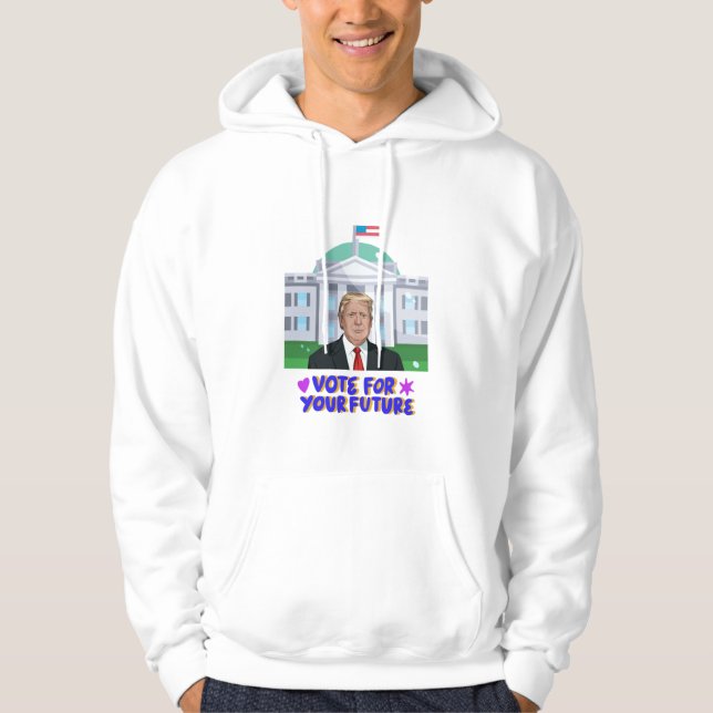 Vote Trump - Bold Patriotic Hoodie (Front)