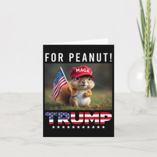 Vote Trump For Peanut The Squirrel Trump 2024  Card