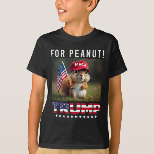 Vote Trump For Peanut The Squirrel Trump 2025 T-Shirt