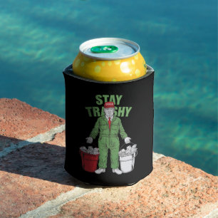 Vote Trump Garbage Man Stay Trashy 2024 Election Can Cooler